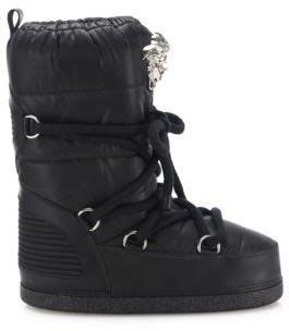 versace snow boots women|versace leather boots.